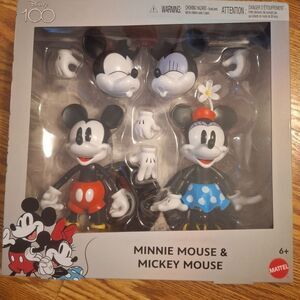 Disney Mattel Minnie and Mickey Mouse Figures